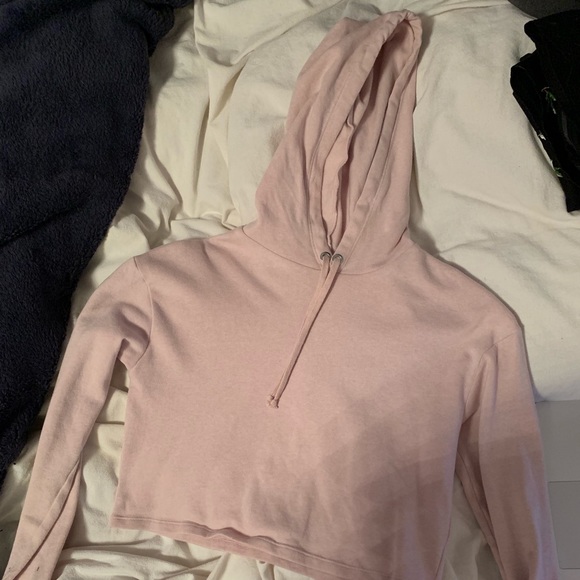 Pink cropped hoodie - Picture 1 of 1